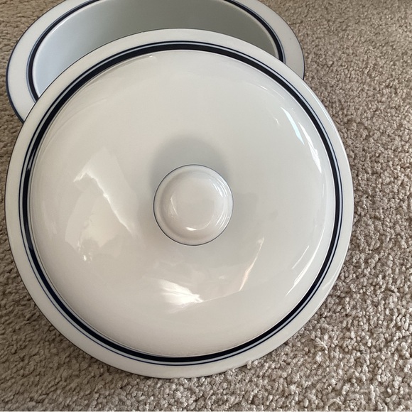 Vintage Dansk Bistro Christianshavn Blue Lg Casserole/Dutch Oven w/ Lid - Picture 2 of 11